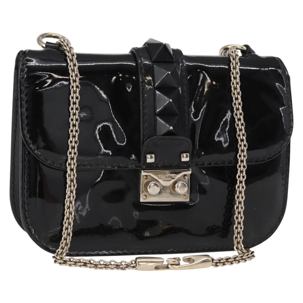 Valentino Garavani Glam Lock Patent Small